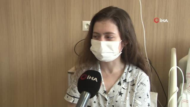 19 yaşındaki Emine Mutlu, 11 yıldır bağımlı olduğu oksijen cihazından, 'organ bağışı' ile kurtuldu