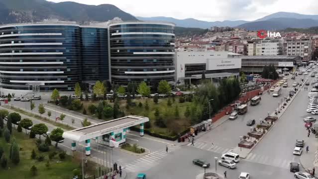 Karabük'te vatandaşlar korona virüs tedbirlerini unuttu
