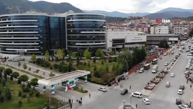 Karabük'te vatandaşlar korona virüs tedbirlerini unuttu